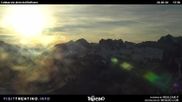 Archived webcam image showing Buffaure - panorama view of Catinaccio on 26 Feb 2026 at 18:13