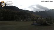 Archived webcam image showing Brusson - Valley Aosta on 19 Oct 2026 at 10:57