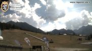 Archived webcam image showing Brusson - View over the slope on 16 Aug 2026 at 12:15