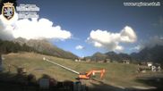 Archiviertes Webcam Bild: Brusson - Blick auf die Piste am 30.08.2026 um 18:55 Uhr