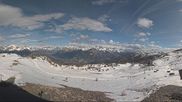 Archived webcam image showing Sauze d'Oulx: Webcam Monte Triplex on 19 Apr 2026 at 10:00