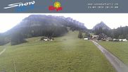 Archived webcam image showing Snowpark Eriz - Kids area on 14 Sep 2026 at 10:32