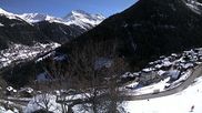 Archived webcam image showing Sierre Anniviers View of the valley on 26 Feb 2026 at 12:29
