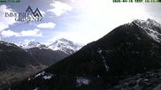 Archiviertes Webcam Bild: Grimentz: Blick auf das Tal am 10.04.2026 um 12:07 Uhr