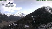 Archiviertes Webcam Bild: Grimentz: Blick auf das Tal am 10.04.2026 um 14:07 Uhr