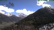 Archiviertes Webcam Bild: Grimentz: Blick auf das Tal am 01.05.2026 um 14:25 Uhr