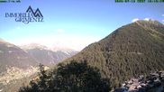 Archived webcam image showing Sierre Anniviers View of the valley on 12 Jul 2026 at 18:58