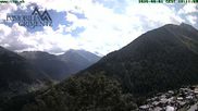 Archived webcam image showing Sierre Anniviers View of the valley on 1 Aug 2026 at 12:56