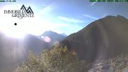 Archived webcam image showing Sierre Anniviers View of the valley on 26 Aug 2026 at 08:38
