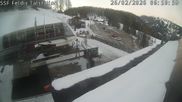 Archiviertes Webcam Bild: Feldis: Talstation am Feb 26, 2026 um 7:26 AM Uhr