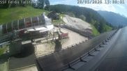 Archived webcam image showing Valley station Feldis/ Veulden on 28 May 2026 at 16:23