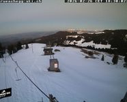 View at the upper station Lischboden / Ski resort Rüschegg