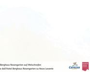 Berghaus Rosengarten: Blick auf Welschnofen