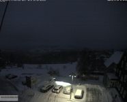 Blick aus dem Rathaus in Masserberg (Thüringer Wald)