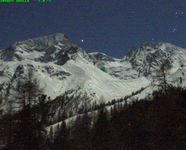 Blick vom Kurhaus Arolla in der Gemeinde Evolène