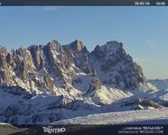 Fassatal - San Pelegrino - Ankunft des Sesselliftes 