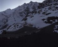 Blick vom Hannig auf Saas-Fee