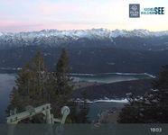 Blick vom Herzogstand auf den Kochelsee
