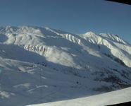 Les Contamines Montjoie - Blick auf die Piste Signal