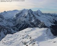 Wetterstein: Meiler mountain hut - view Zugspitze