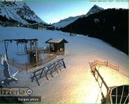 Gargellen: Talabfahrt bei Pizzeria Barga