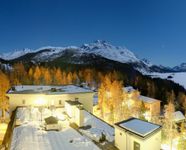Sils im Engadin: Ausblick vom Hotel Waldhaus