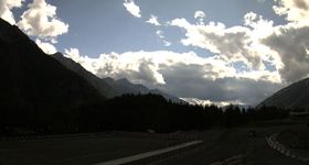 The cross-country ski run