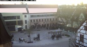 Town square of Zirndorf