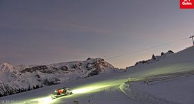 Skigebiet Golm: Blick von Bergstation Grüneck