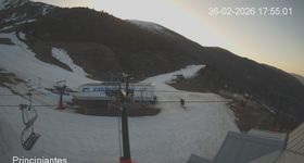 Webcam zeigt die aktuelle Schneelage in Valdezcaray