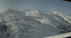 Les Contamines Montjoie - View over the slope Signal