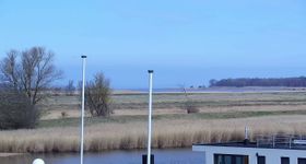 View over the yacht harbour in Kröslin