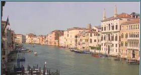 View of Canal Grande in Venice