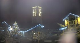 View of Clusaz village