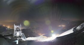 Peisey Vallandry - Top station cable car L`Aiguille Rouge