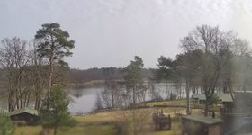 View of Steckelsdorfer See lake: Camping Rathenow