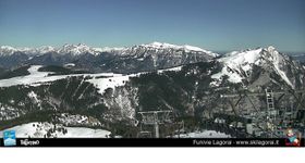 View of the Vette Feltrine from the chair lift