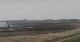 View of the Wadden Sea in Neuharlingersiel