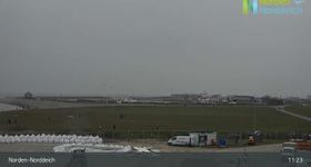 View of the kite meadow: Norden-Norddeich