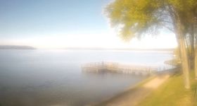 View of the Müritz in Waren