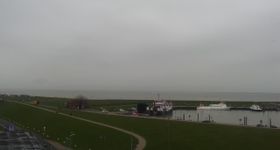 View of the port in Norden-Norddeich