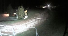 View of the ski run Piazzale