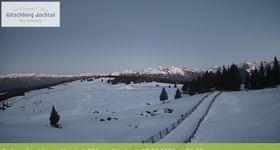 View from the mountaintop around Rodenecker Lüsner Alm