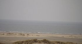 View from the guesthouse Victoria: Island Borkum