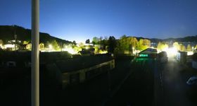 View from the railway station at Attersee