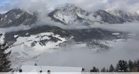 View towards San Vigilio in South Tyrol at 1.500 m