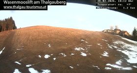 Webcam zeigt die aktuelle Schneelage in Thalgau