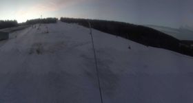 Oberwiesenthal - Webcam auf den Haupthang des Skigebiets am Fichtelberg