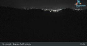 Wernigerode - Skigebiet Zwölfmorgental - Blick auf die Piste