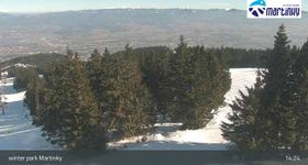 Webcam zeigt die aktuelle Schneelage in Winter park MARTINKY/Martinske Hole